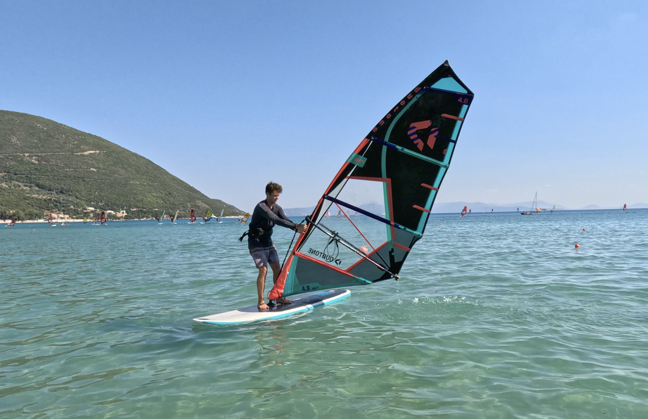 Beginner Windsurfing Lesson